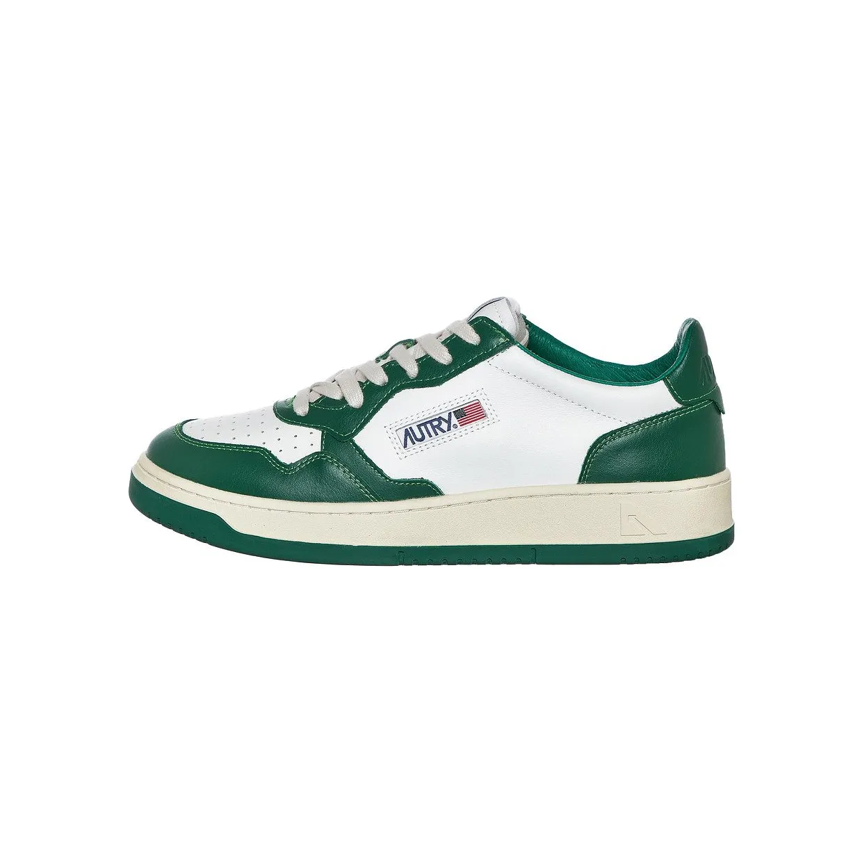 Autry Medalist Low White / Green (AULMWB03)
