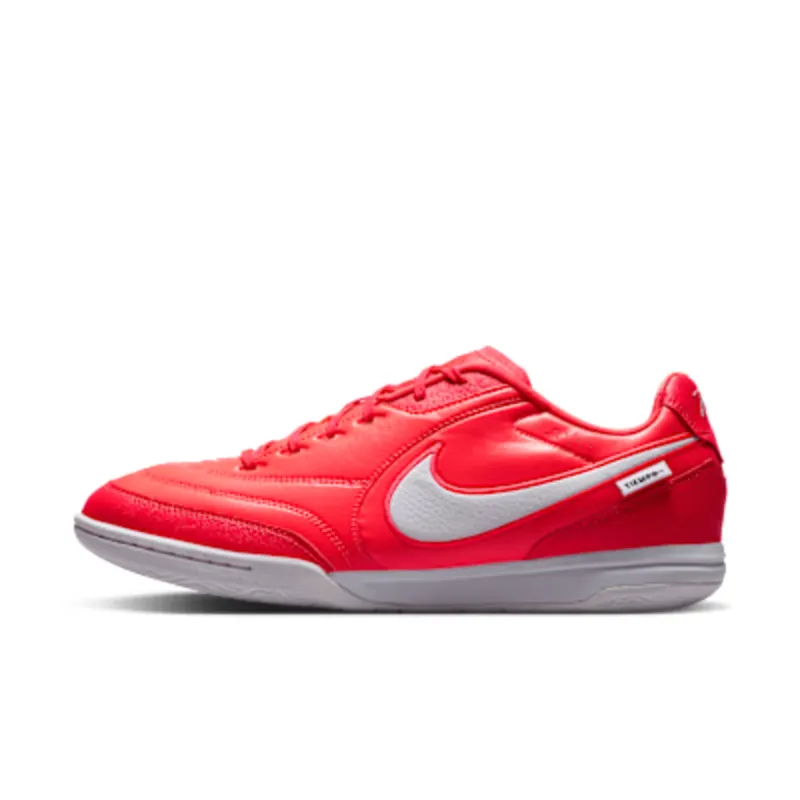 Nike Tiempo Streetgato Indoor/Court Low-Top “Bright Crimson/White/White” (IZ1689-600)