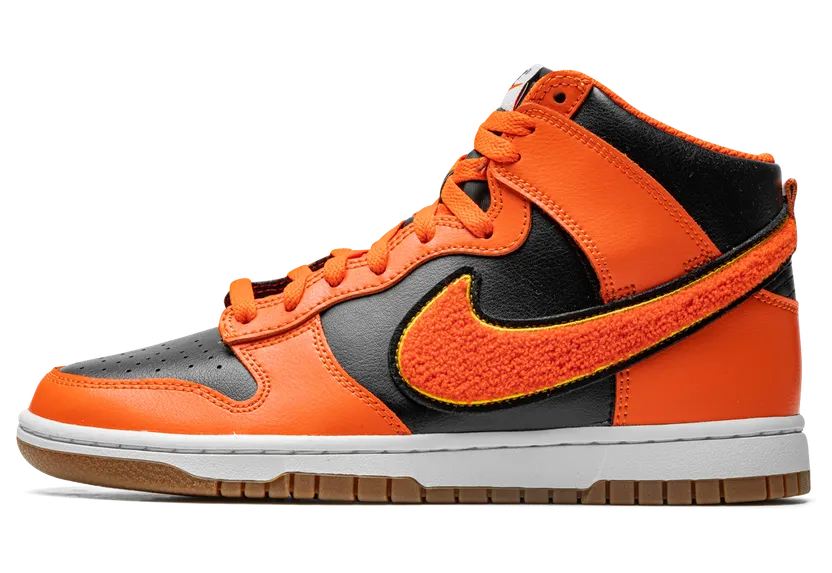 Nike Dunk High “Chenille – Safety Orange” (DR8805-002)