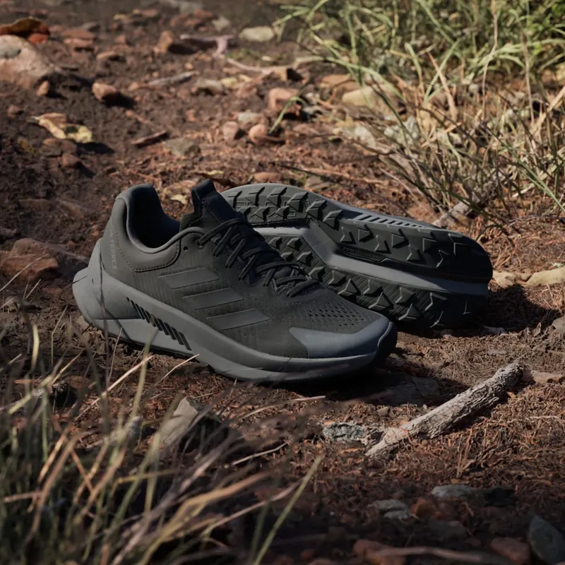 Adidas Terrex Soulstride Flow GORE-TEX Core Black / Grey Six / Semi Impact Orange (JI1675)