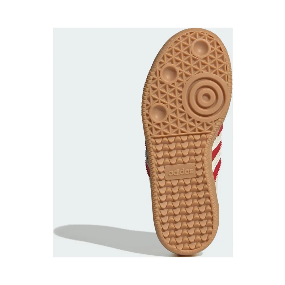Adidas SAMBA OG Shoes Cream White / Better Scarlet / Gum (KI6681)