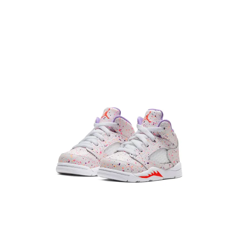 Jordan 5 Retro Easter (2020) (TD) White/Laser Crimson-Voltage Purple (CT1700-100)