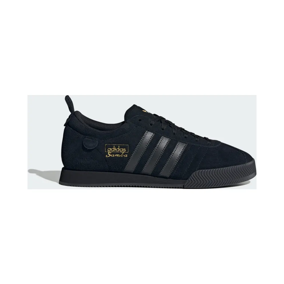 Adidas SAMBA 62 SUPER SHOES Core Black / Core Black / Gold Metallic (IH4378)