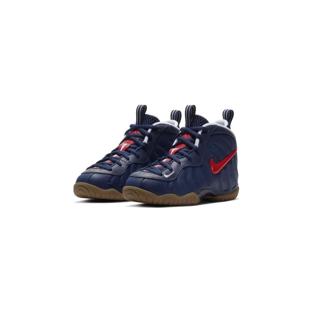 Nike Air Foamposite Pro Blue Void University Red (PS) Blue Void/Gum Light Brown-White-University Red (843755-405)