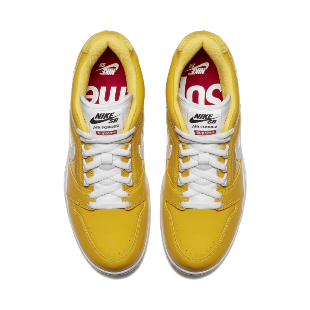 Nike SB x Supreme Air Force 2 Low ‘Yellow’ (2017) (AA0871-717)