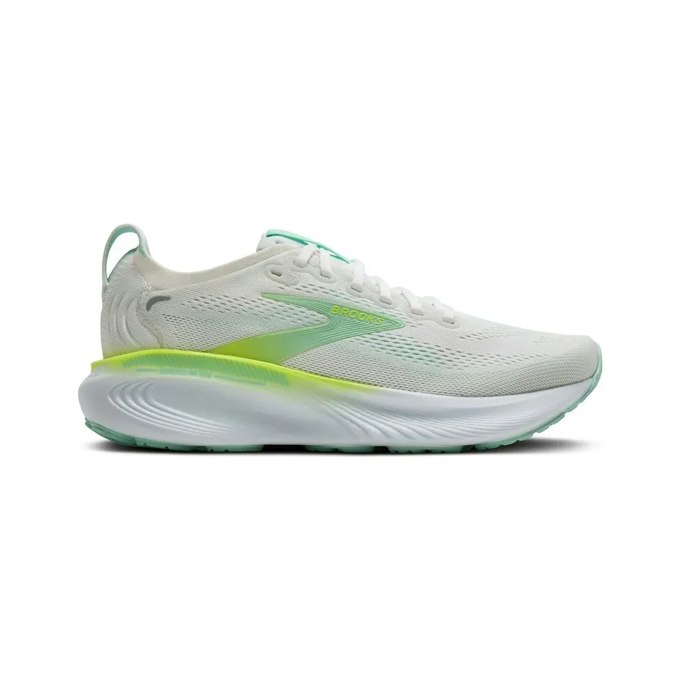 Brooks Adrenaline White / Nightlife / Yucca (120443-1B-145)
