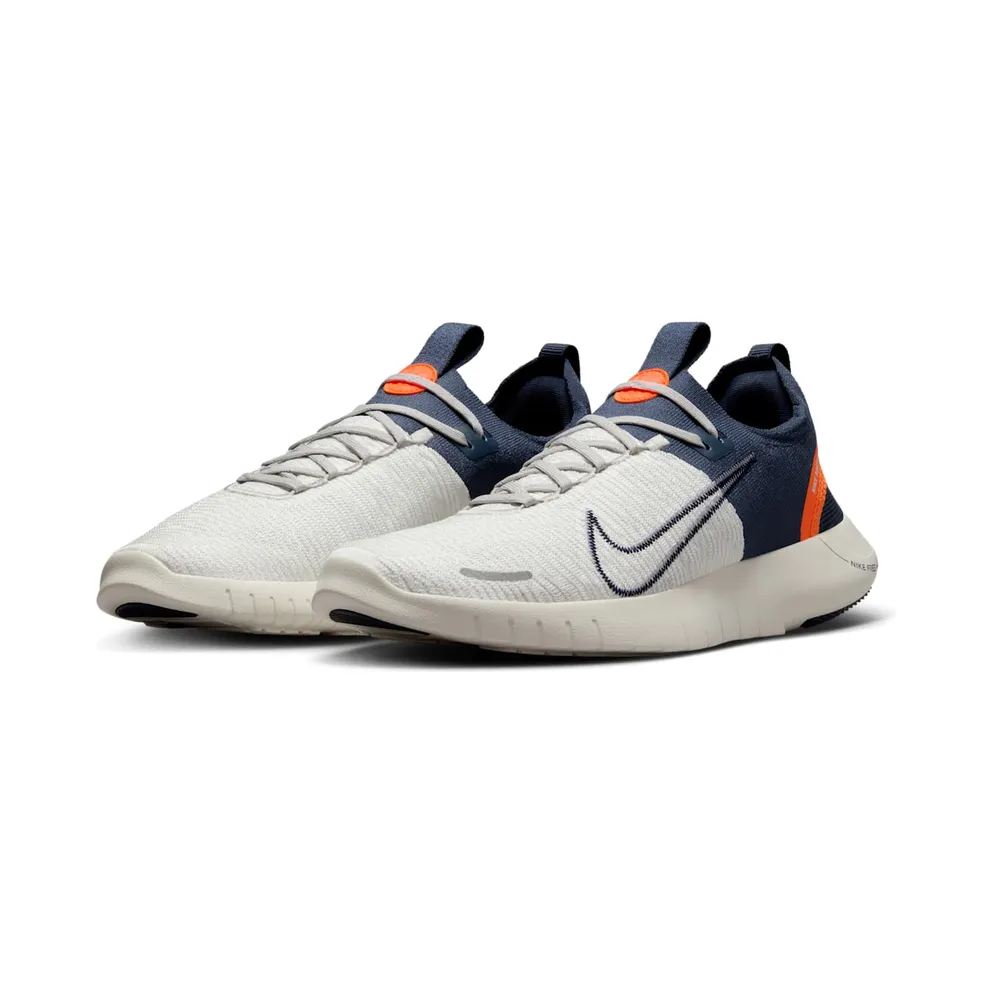Nike Free RN FK Next Nature “Light Iron Ore / Sail / Total Orange / Thunder Blue” (FB1276-004)