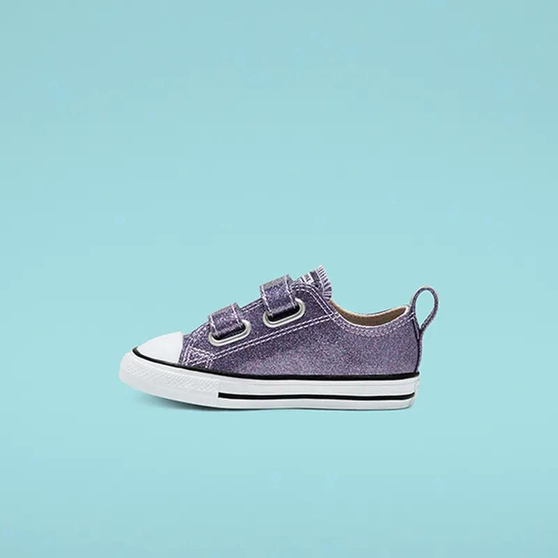 Converse Toddlers’ Coated Glitter Easy-On Chuck Taylor All Star Low Top (768469C)