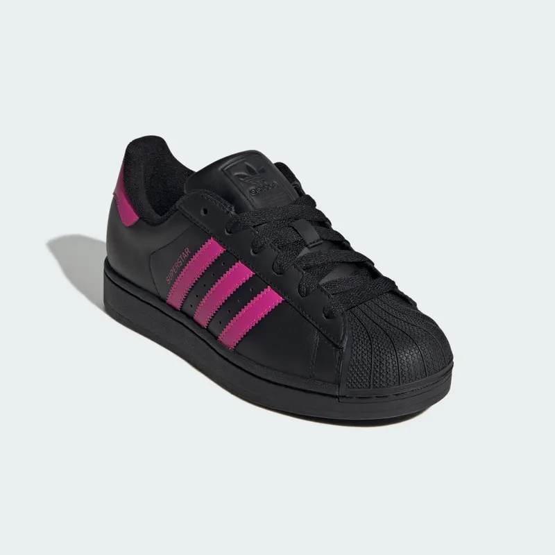 Adidas Superstar II Core Black / Semi Lucid Fuchsia / Core Black (JS1339)