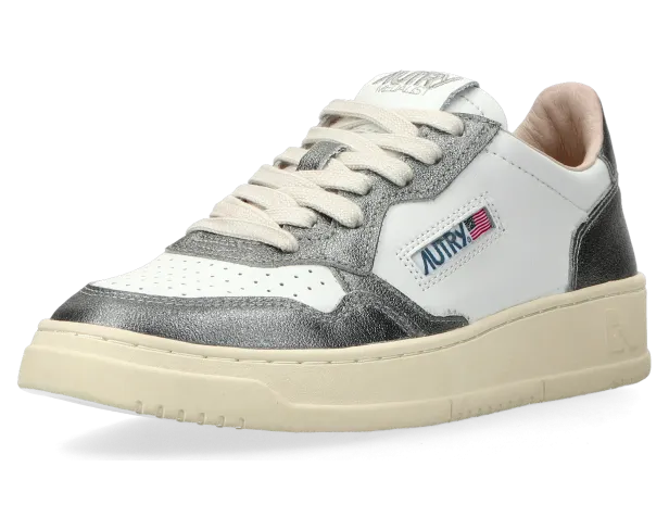 Autry Medalist Low W (leat / leat white / steel) – AULWWB44 (2)