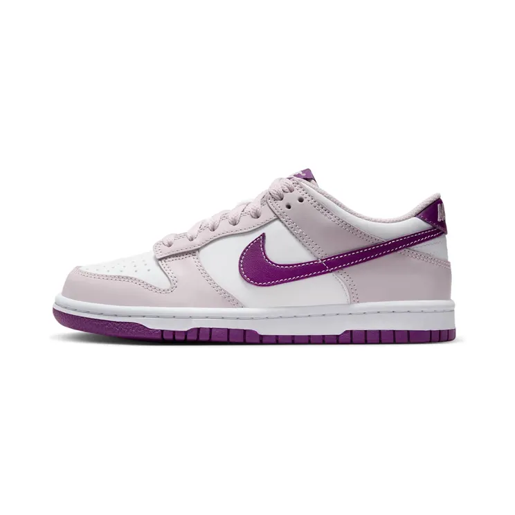 Nike Dunk Low GS “White / Platinum Violet / Viotech” (FB9109-104)