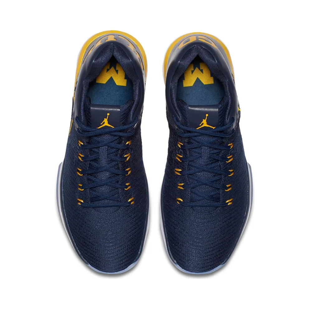 Jordan XXX1 Low Michigan College Navy/Amarillo (897564-425)