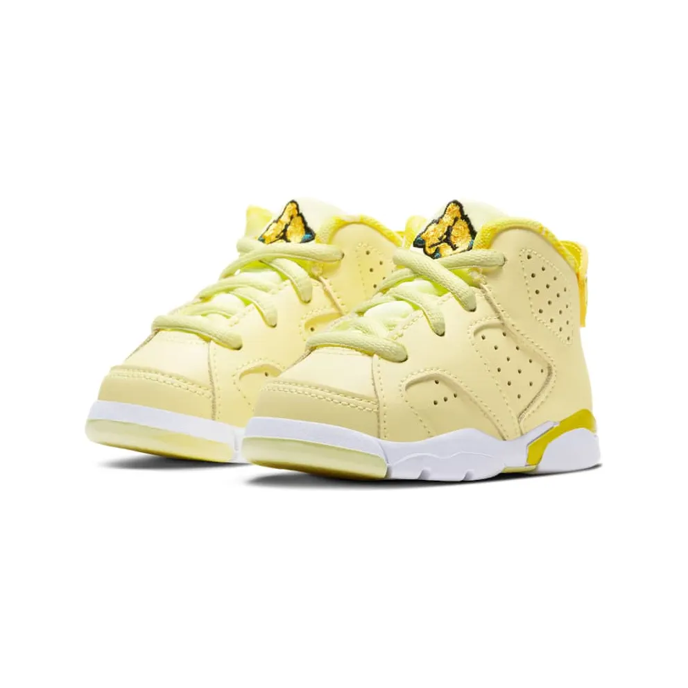 Jordan 6 Retro Dynamic Yellow Floral (TD) Citron Tint/Dynamic Yellow-Black-White (645127-800)