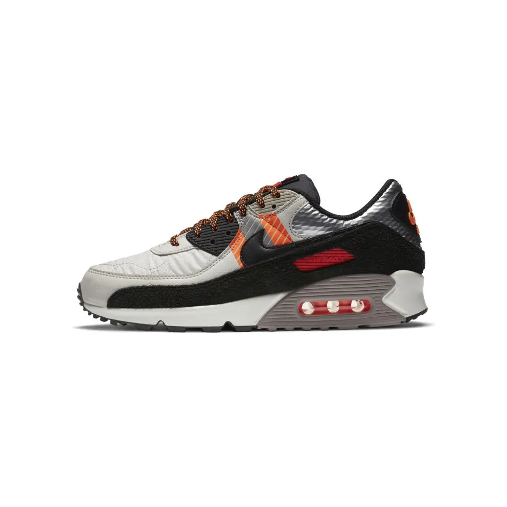 Nike Air Max 90 3M Pack Light Bone Light Bone/Black-Total Orange (CZ2975-001)