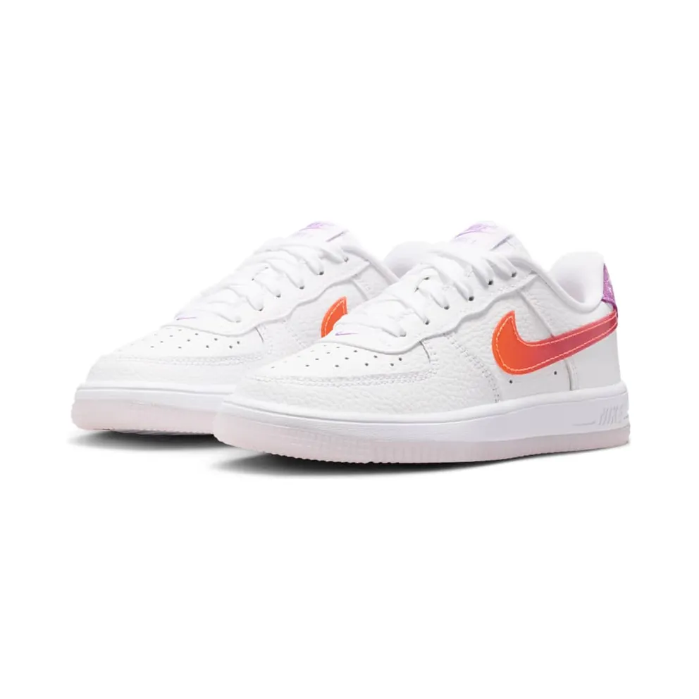 Nike Force 1 Low White Turf Orange Violet (IR5460-100)