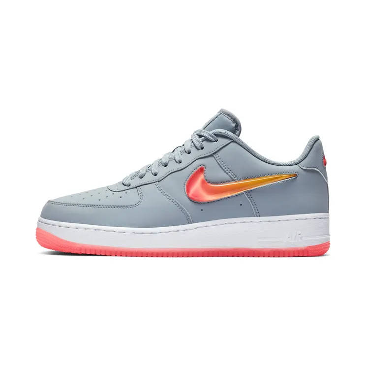 Nike Air Force 1 Low Jelly Jewel “Obsidian Mist / University Gold / White / Hot Punch” (AT4143-400)