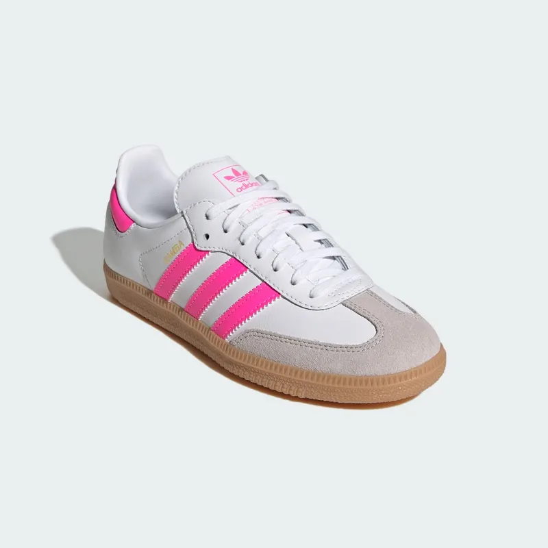 Adidas Samba OG Kids Cloud White / Lucid Pink / Gum (JQ2831)