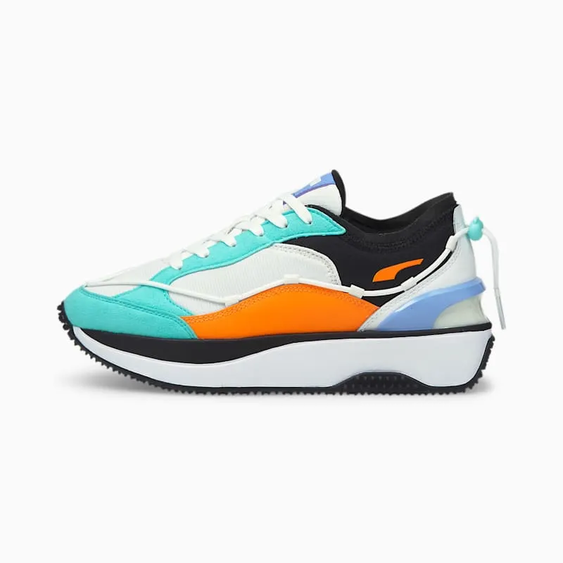 PUMA Cruise Rider Lace Women’ White/Elektro Aqua (381614-02)