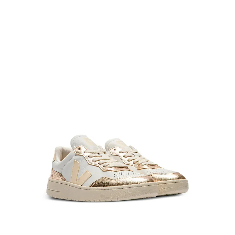 Veja V-90 Leather “Neutrals/Gold” (VD2021362)