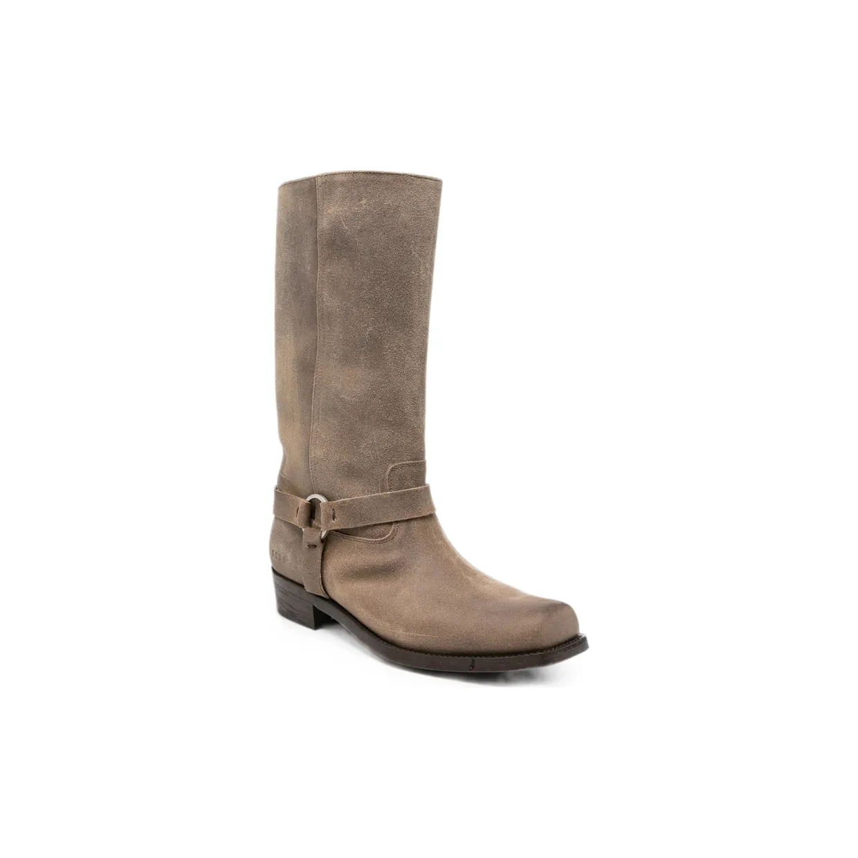 Golden Goose Buckle-strap Suede Biker “Brown” (GMF001057 F008237 15693) (4)