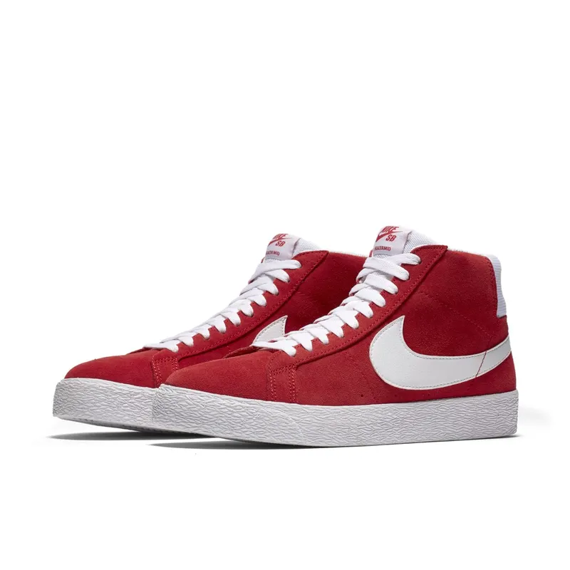 Nike SB Blazer Mid Red Suede (2017) University Red/White (864349-611)