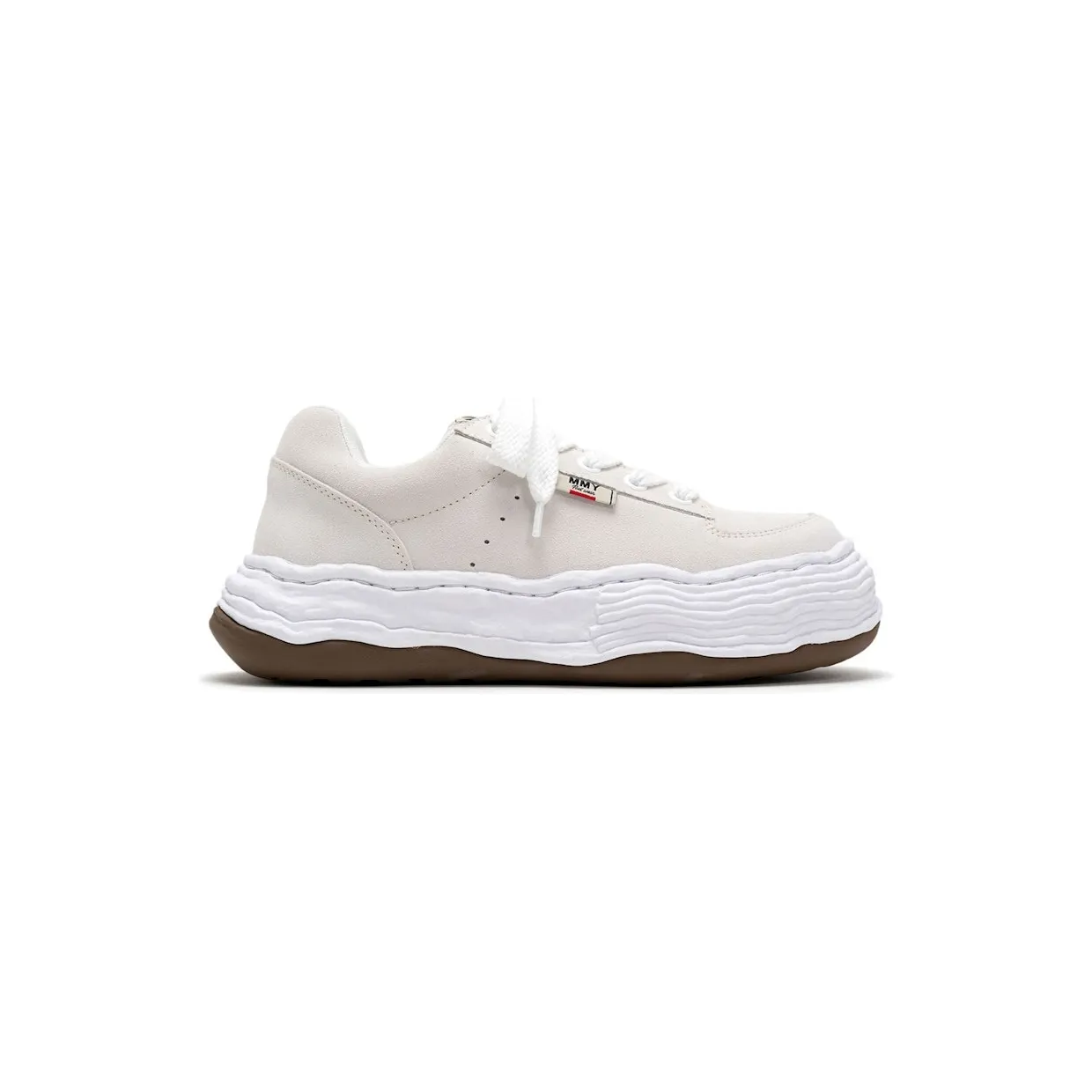 Maison Mihara Yasuhiro Oliver OG Sole Suede Low White (A15FW702-WHT)