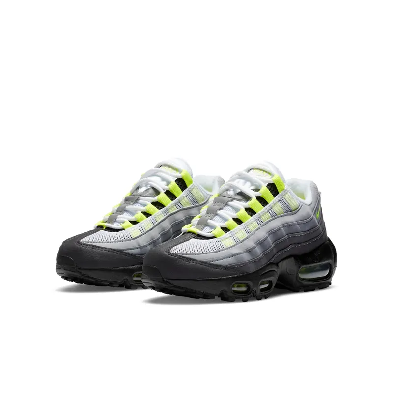 Nike Air Max 95 OG Neon 2020 (GS) Black/Neon Yellow-Light Graphite (CZ0910-001)