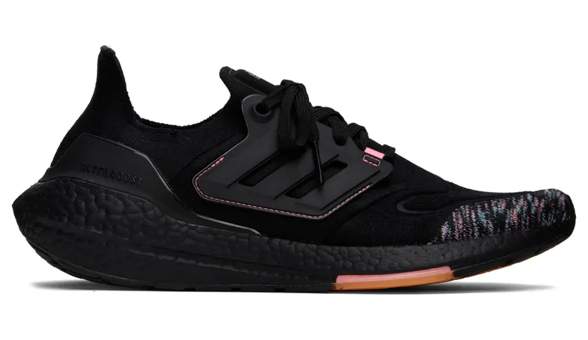 adidas Originals Black & Pink Ultraboost 22 Sneakers (GX5927)