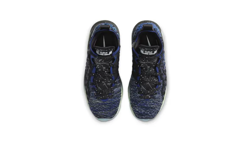 Nike LeBron 17 Constellations (GS) Black/Volt-White (BQ5594-407)