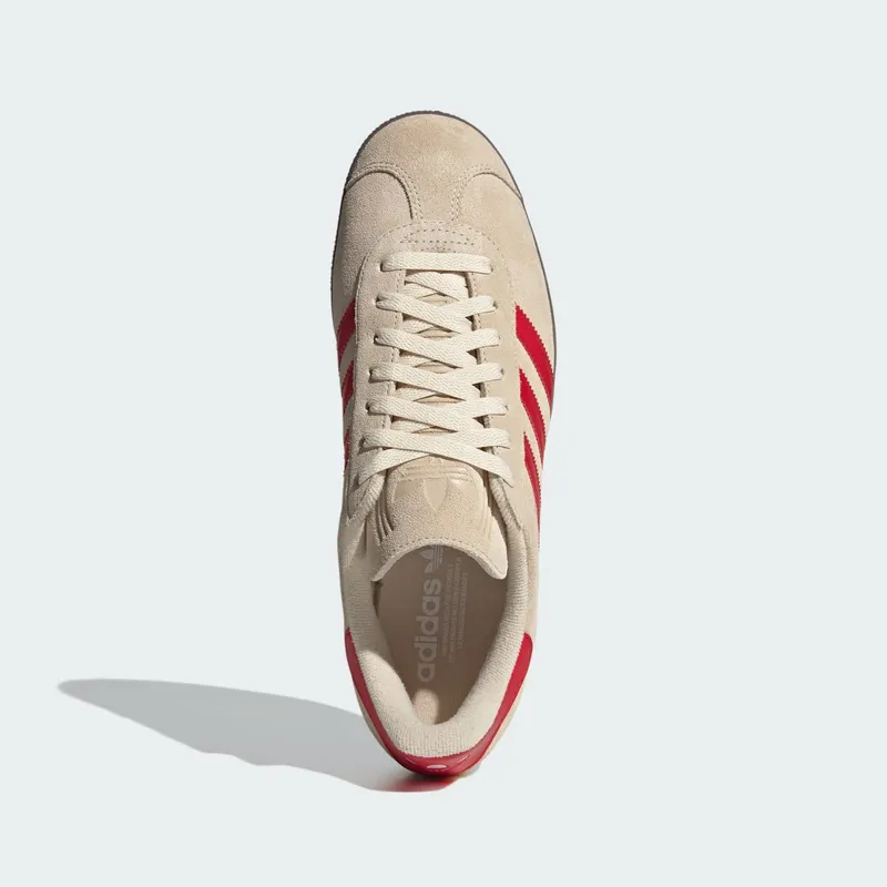 Adidas Gazelle Sand Strata / Better Scarlet / Cloud White (JH5393)