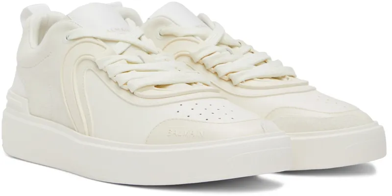Balmain Off-White B-Skate Low (YM1VI292LTLC)