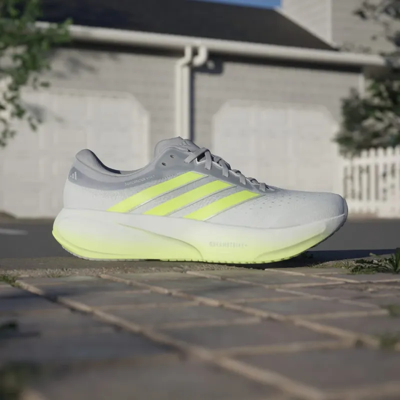 Adidas Supernova Rise 3 Running Shoes Halo Silver / Solar Yellow / Cloud White (KK1206)