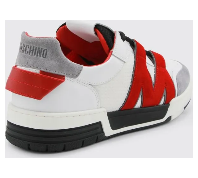 Moschino Leather Sneakers White (MB15224G0OGH210A) (2)