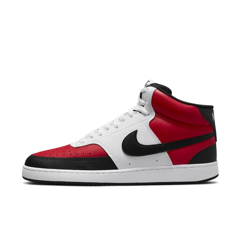 Nike Court Vision Mid White Red Black (DM1186-600)