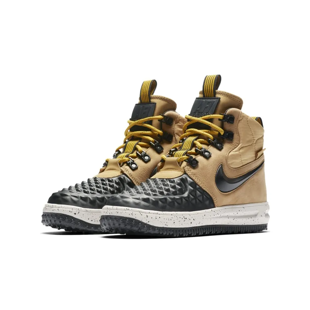 Nike Lunar Force 1 Duckboot Metallic Gold (GS) Metallic Gold/Light Bone-Black (922807-700)
