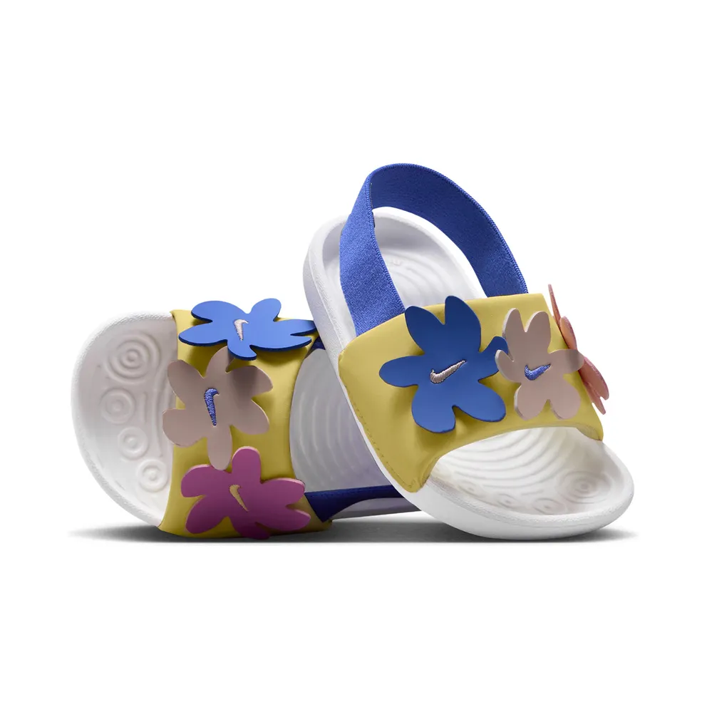 Nike Kawa Slide SE White Sapphire Magenta Soft Yellow (IF3657-100)