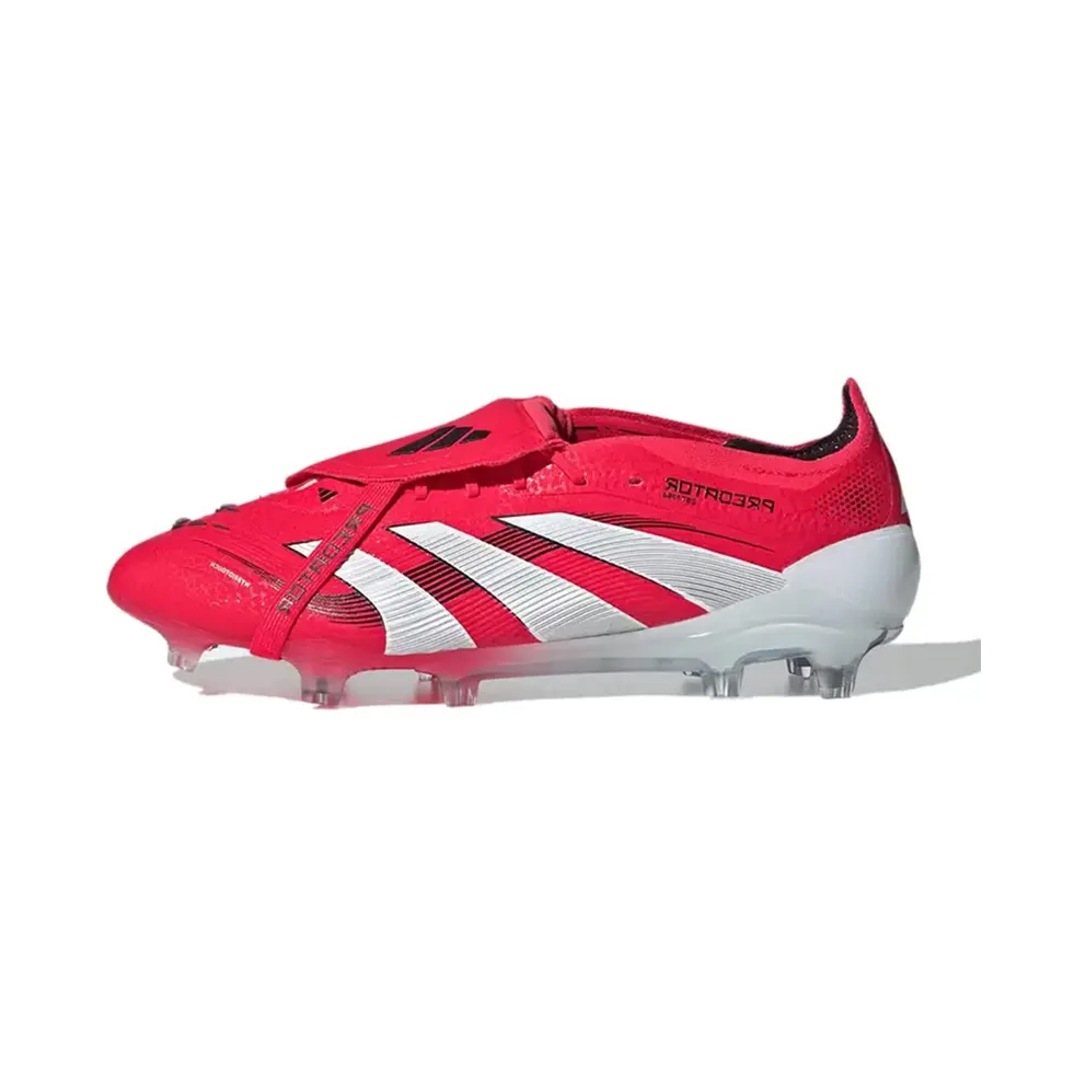 adidas Predator Elite Fold-over Tongue Firm Ground Boots “Lucid Red / Cloud White / Core Black” (ID8966)