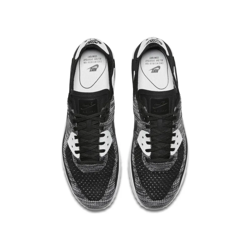 Nike Air Max 90 Ultra Flyknit 2.0 Oreo Black/Black-White (875943-001)