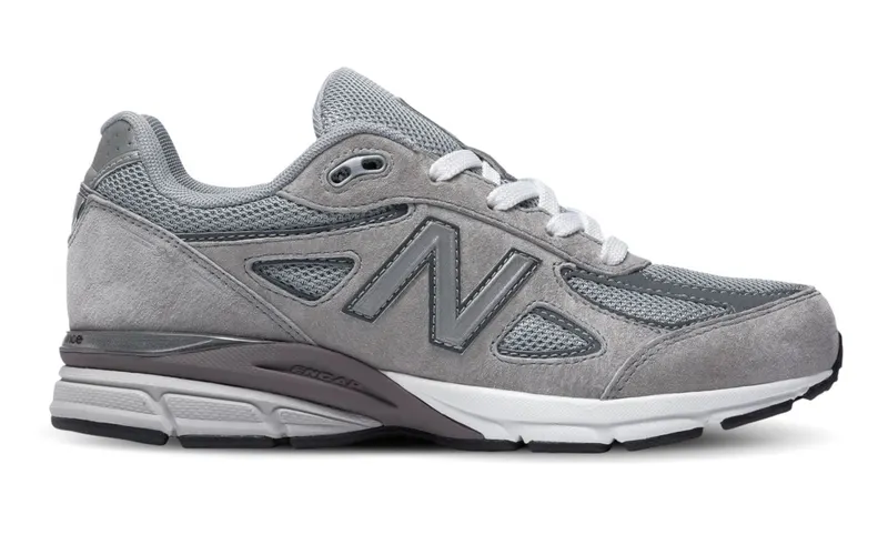 New Balance 990v4 Grey (GS) Grey/Grey (KJ990GLG)