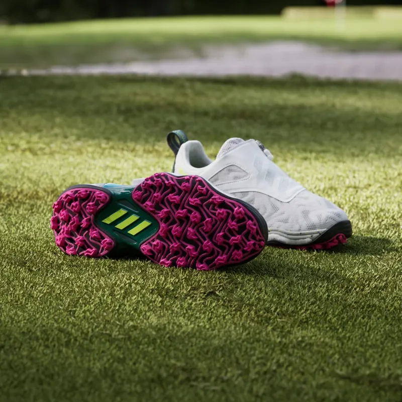 adidas Codechaos BOA 25 Golf Cloud White Silver Metallic Collegiate Green (IG8751)