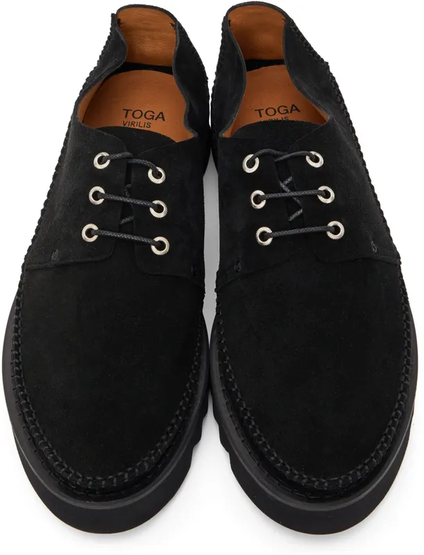 Toga Virilis Black Suede Low-Top (FTVRM113409001)
