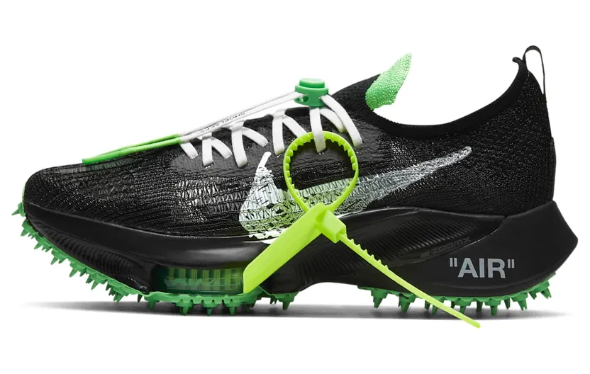 Nike x Off-White Air Zoom Tempo NEXT% Black Scream Green (2021) (CV0697-001)