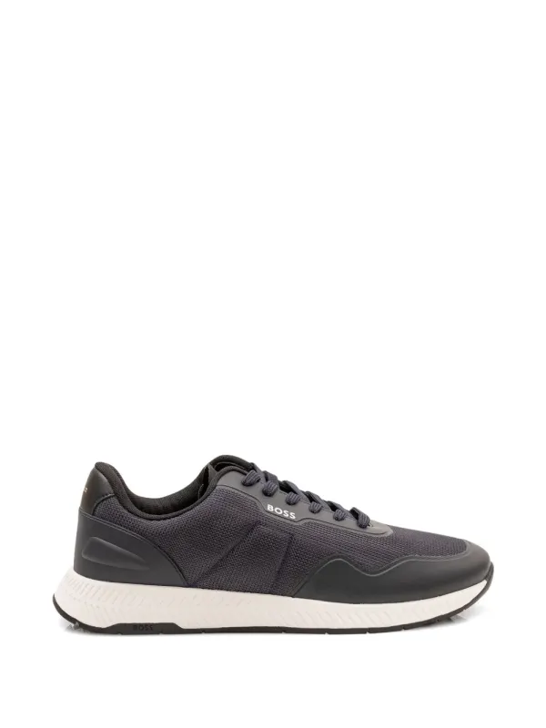 BOSS TTNM mesh with gladde afwerking – Black (50563962)