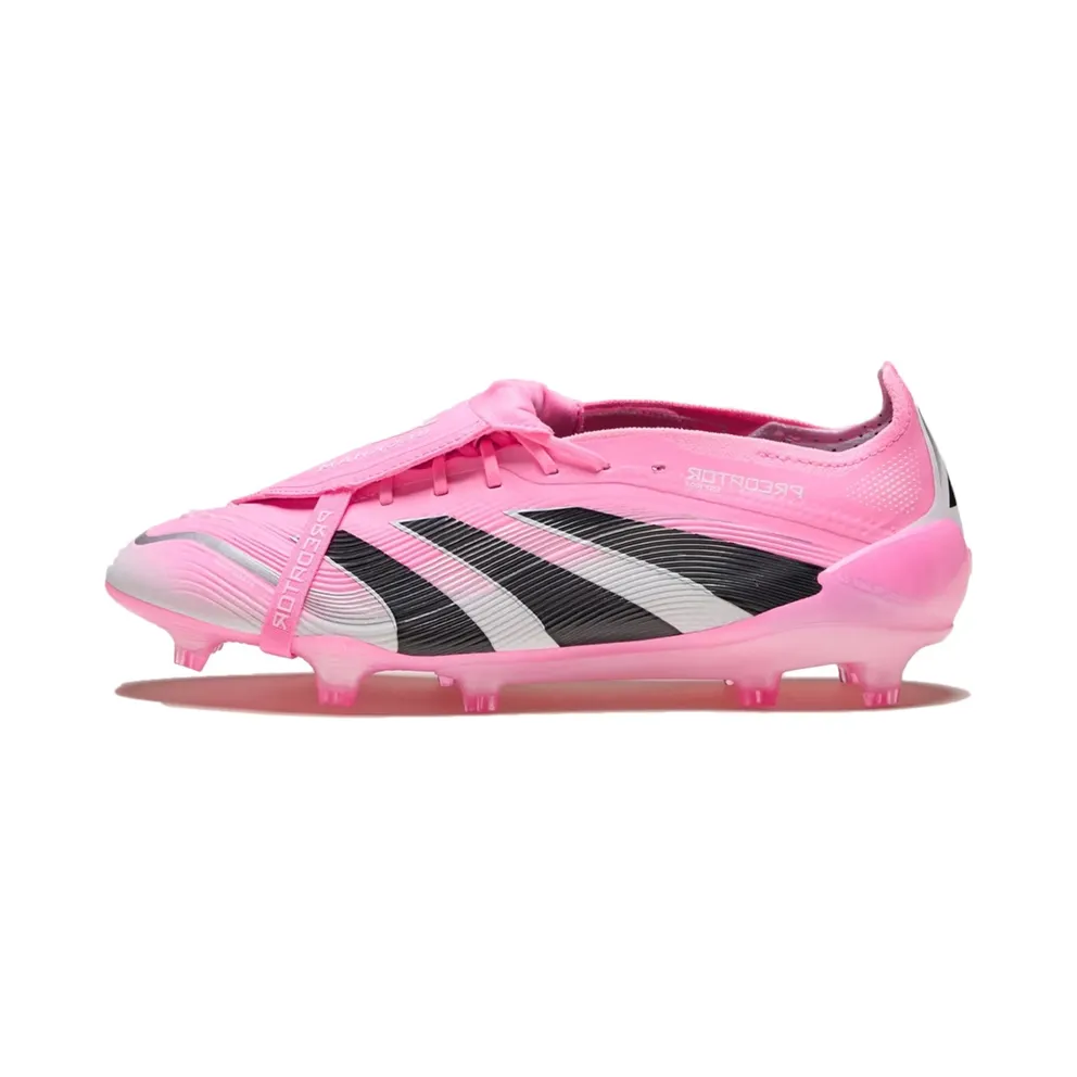 adidas Predator Elite Fold-over Tongue Firm Ground Football Boots Beckham “Beam Pink / Core Black / Cloud White” (JI1094)