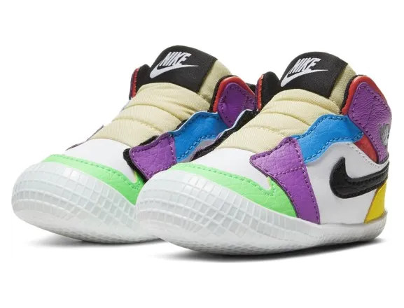 Jordan 1 Crib Bootie Multi-color