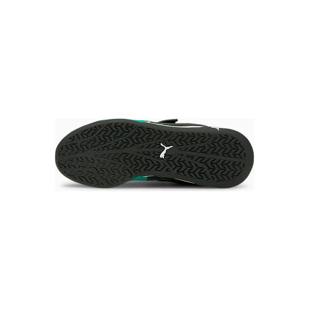 PUMA Mercedes R-Cat V Kids’ Black/Spectra Green (306623-04)