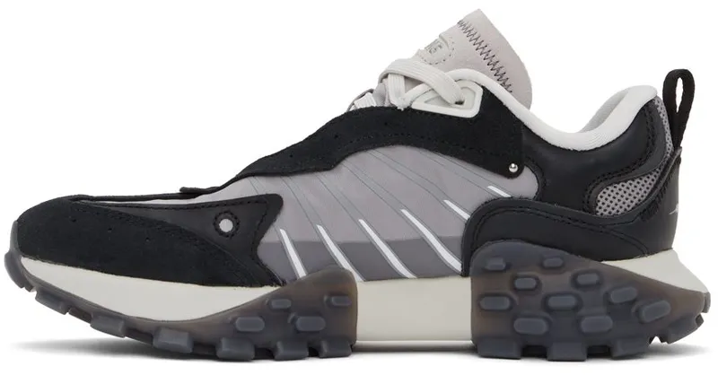 Li-Ning Black & Grey Super Light Ace Sneakers (ARYR025-4K)