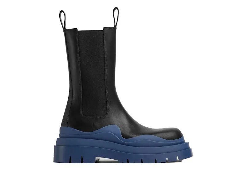 Bottega Veneta Tire Boots Black Blue (630297 VBS50 1759)