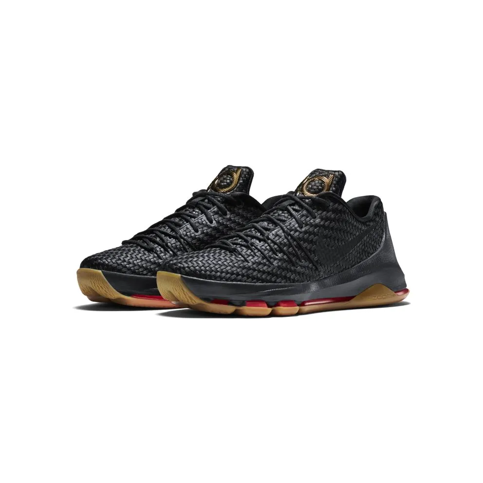 Nike KD 8 EXT Woven Wonder Black/Black-Metallic Gold-Laser Crimson (806393-001)