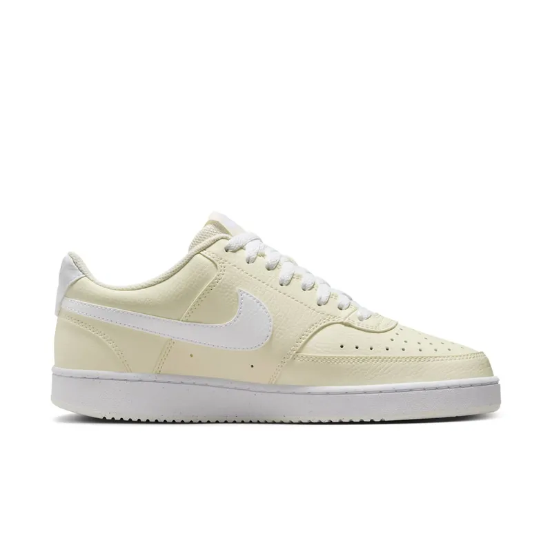 Nike Court Vision Low Next Nature White Black Pale Ivory (FV9952-100)